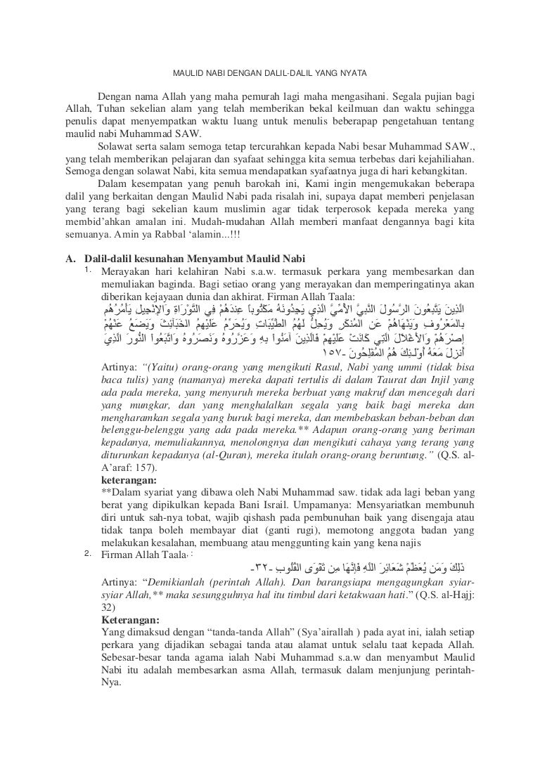 Sambutan Maulid Nabi Cara Golden