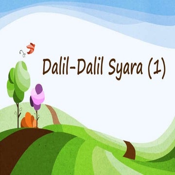 Dalil syara (1) | PPTX