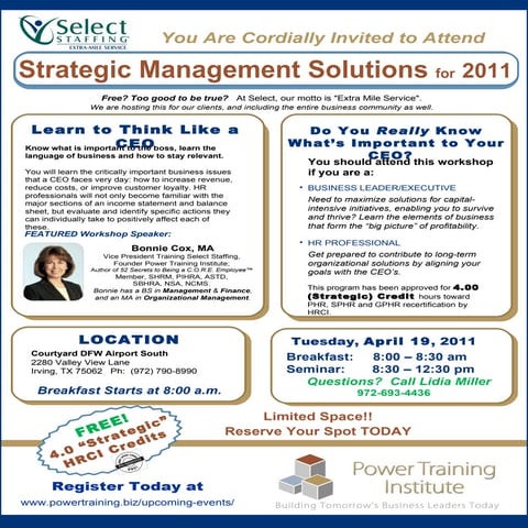 Dallas 2011 Flyer Final