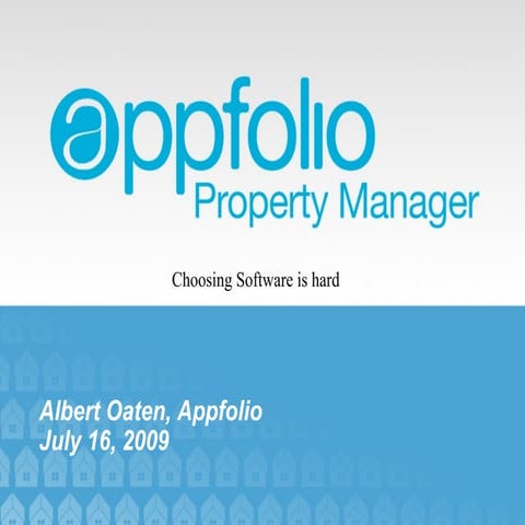 How to Select Property Management Software