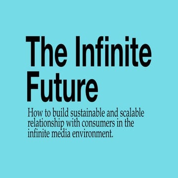 Dallas retail Summit - Succeeding in the Infinite Marketing Future 