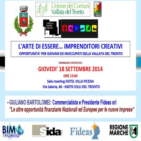 DALL'IDEA ALL'IMPRESA (18-09-2014)