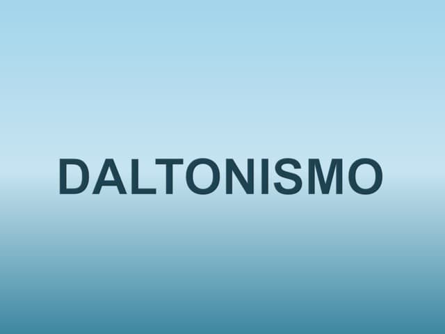 Daltonismo