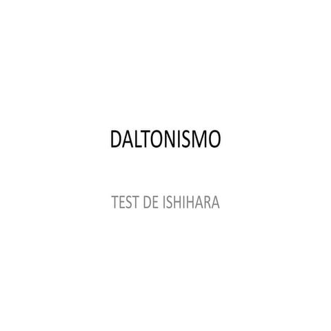 Test de Ishihara