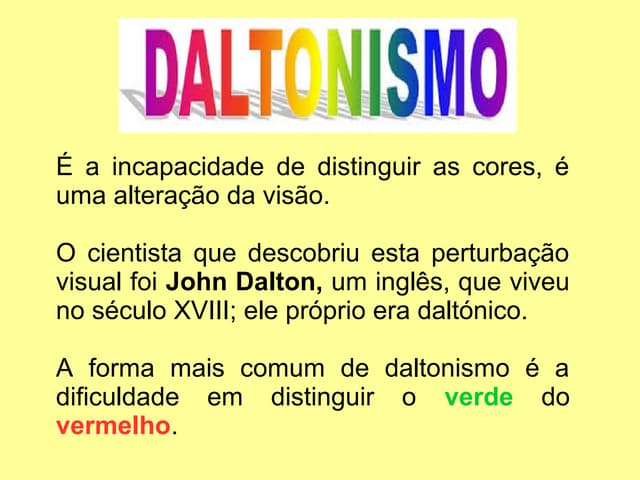 Daltonismo