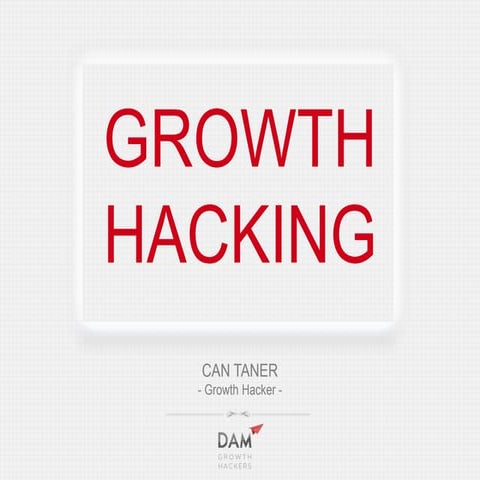 Growth Hacking giriş sunumu