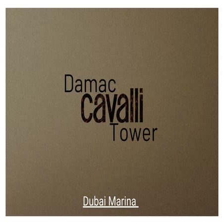 Damac Cavalli Tower E-Brochure | PDF