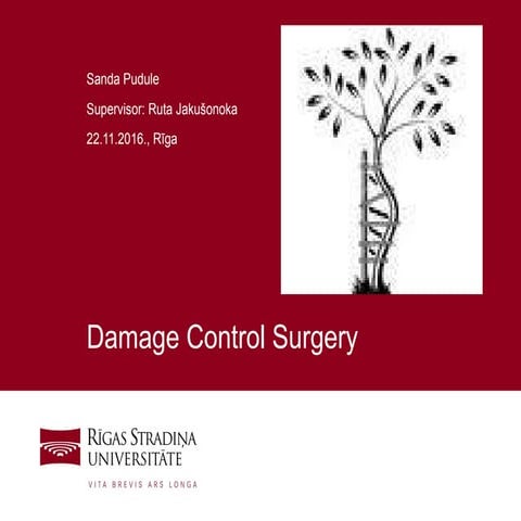 Damage control-surgery