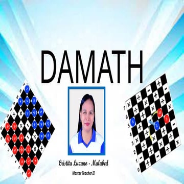 HOW TO PLAY DAMATH AS RECREATIONAL ACTIVITY.pptx