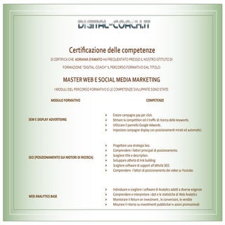 Certificazione delle competenze. Ad...
