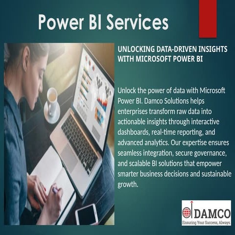 Make Data-Driven Decisions with Power BI Consulting Services | PPTX