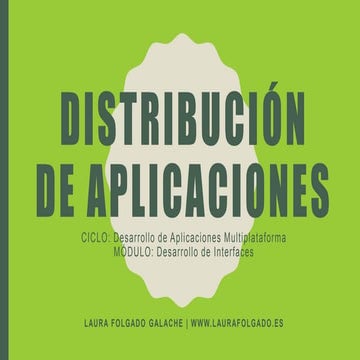 Distribución de aplicaciones