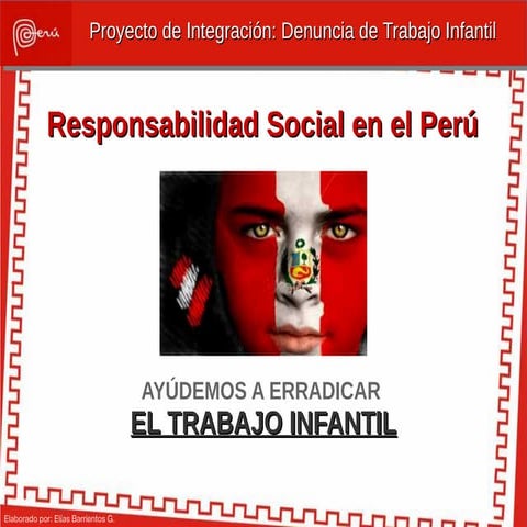 Dame la mano   Plataforma de denuncia de trabajo infantil en el Perú