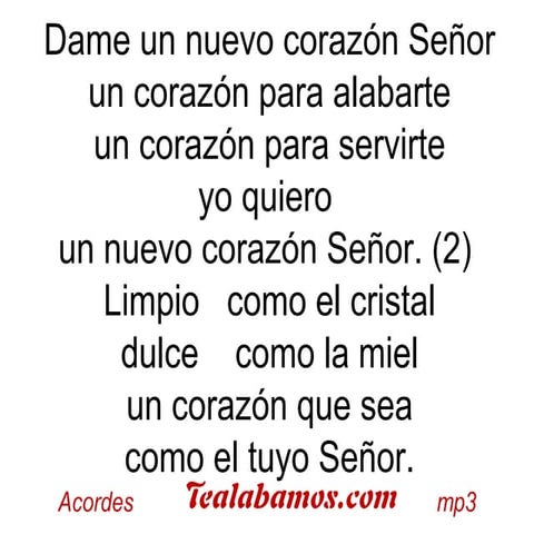 Dame un nuevo_corazon | PPT