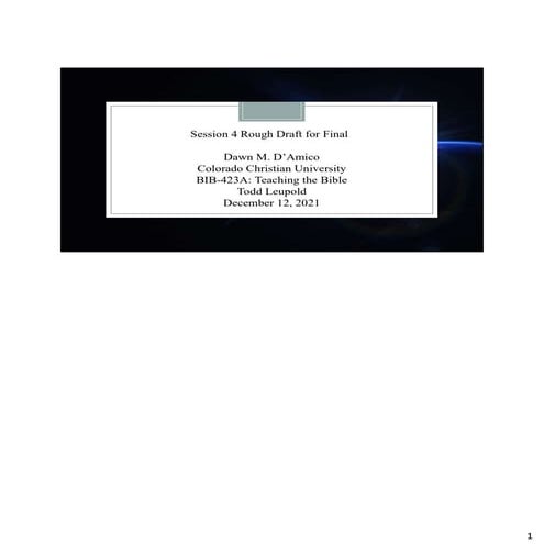 D'amico.session4.rough draft