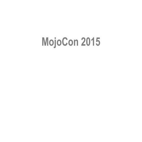 We're all doomed - social media and breaking news -  Mojocon 2015 