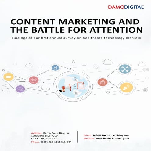 Healthcare b2b Tech Content Marketing Survey 2017 