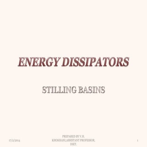 Dam outlet works lecture 3