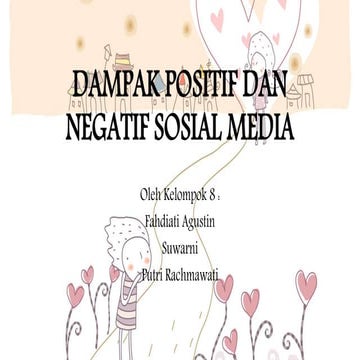 Dampak positif dan negatif sosial media