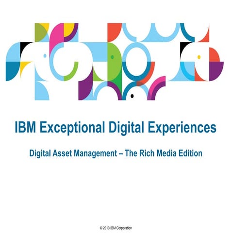 IBM Customer Experience Suite Rich Media Edition