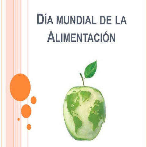 Día mundial de la alimentación