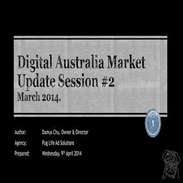 Digital Australia Monthly Update - March 2014