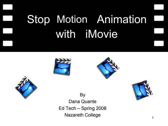 Stop Motion Animation with iMovie