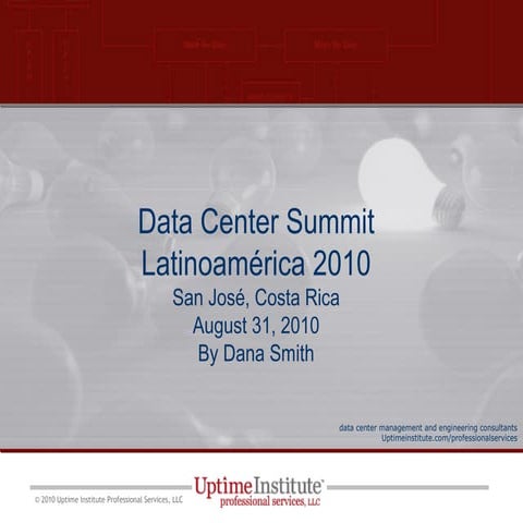 Tier program services, by Dana Smith. Data Center Summit