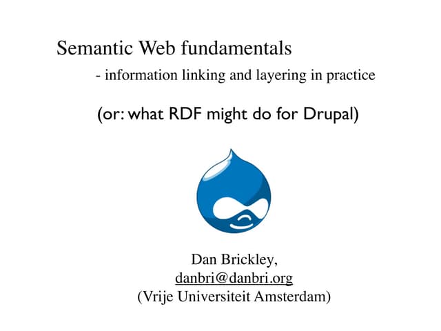 SemWeb Fundamentals - Info Linking & Layering in Practice