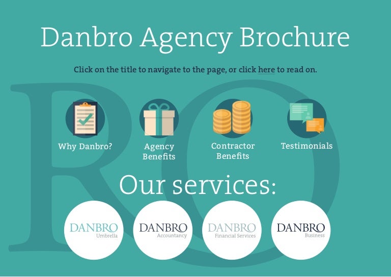 Take A Look At Our Agency Brochure