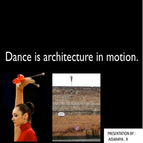 Dance and architecture