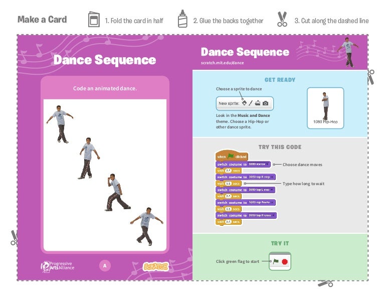 Dance cards
