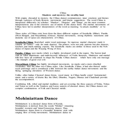 INDIAN Dancesforms part 2