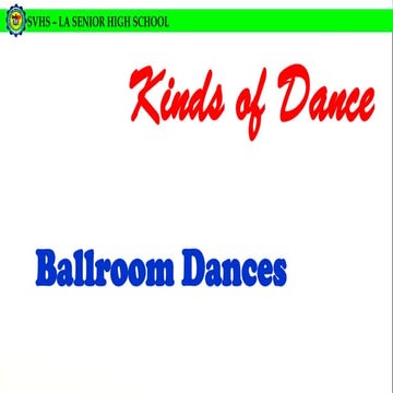 Dances_Health Optimizing PE Senior High School