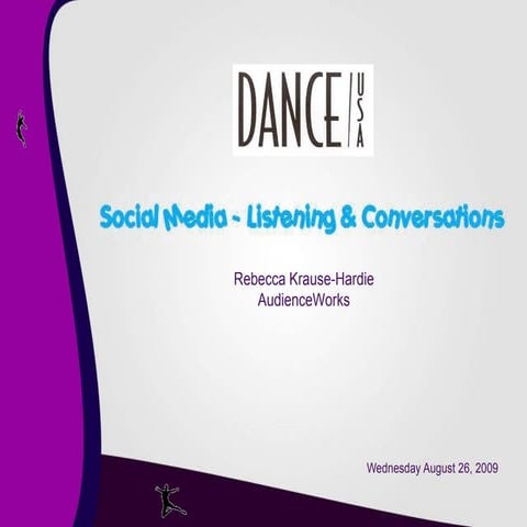 Dance USA - Conversations & LIstening