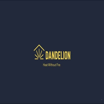Dandelion Energy - $70M Series B Pitch Deck for cleantech