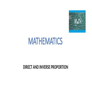 class viii math Direct and Inverse proportion