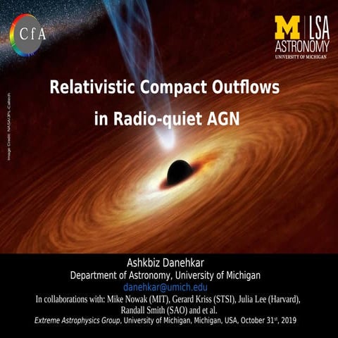 Relativistic Compact Outflows in Radio-quiet AGN