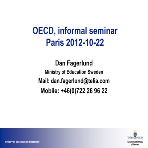 The Swedish Adult Education Initiative