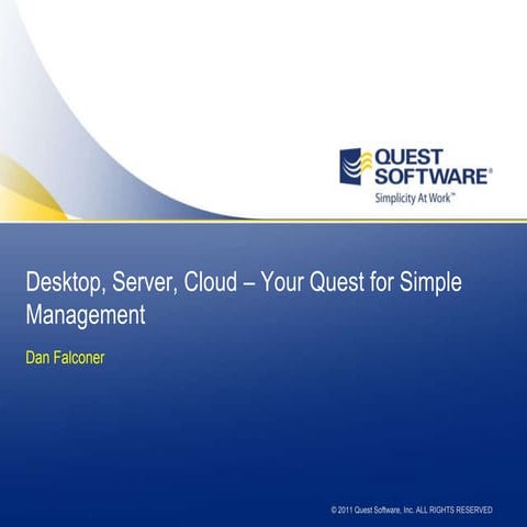 Quest Software - Dan Falconer