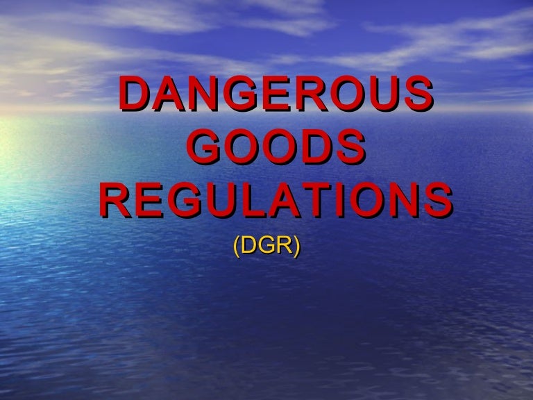 IATA Dangerous Goods Regulations
