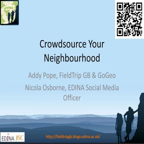 Cabaret of Dangerous Ideas Presentation on FieldTrip GB