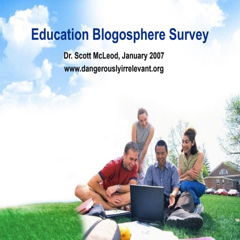 Dangerously Irrelevant 2007 Education Blogosphere Survey