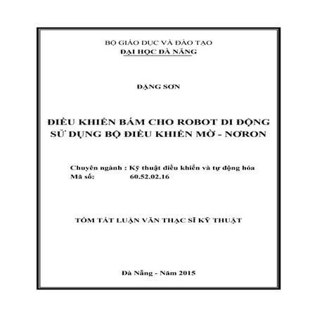 Điều khiển bám cho robot di động sử dụng bộ điều khiển mờ