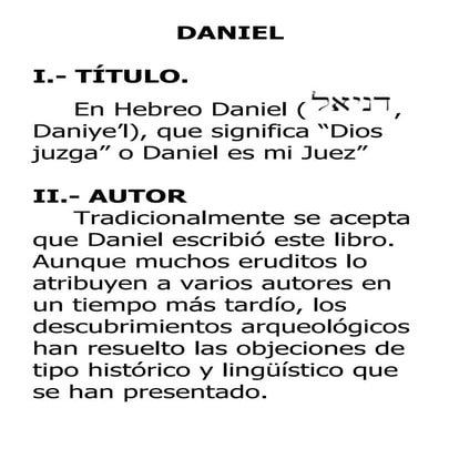 Daniel