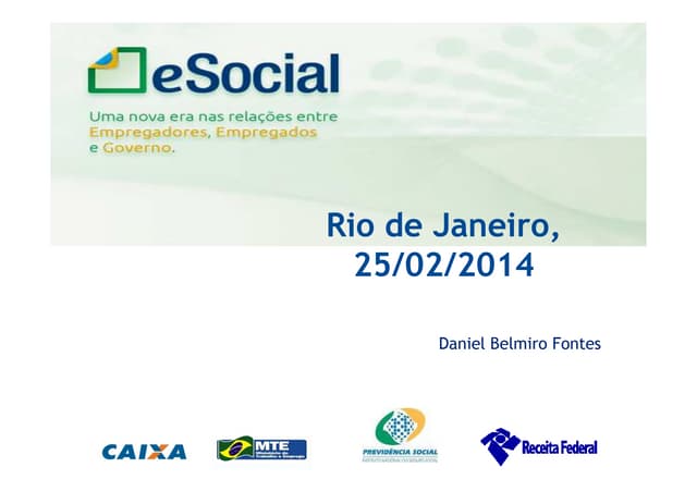 eSocial - Apresentação da Receita F...