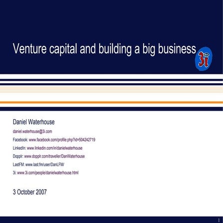 Daniel Waterhouse FOWA Oct07