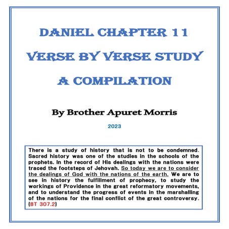 Study of Daniel chapter 8 verse by verse | PDF