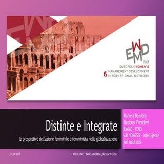Daniela Bandera Distinte e Integrat...