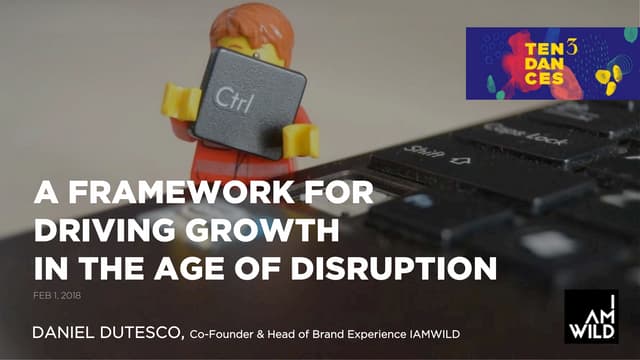 A Framework for Growth in the Age of Disruption by Daniel Dutesco